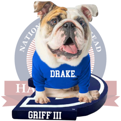 Griff III Drake Bulldogs Live Bulldog Bobblehead (Presale)