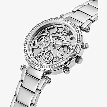 Guess Solstice Silberig Damenuhr - GW0403L1