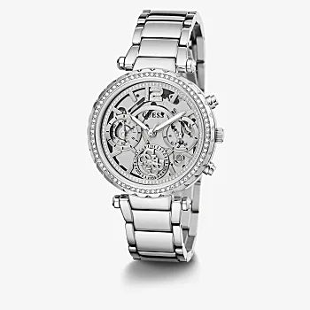 Guess Solstice Silberig Damenuhr - GW0403L1