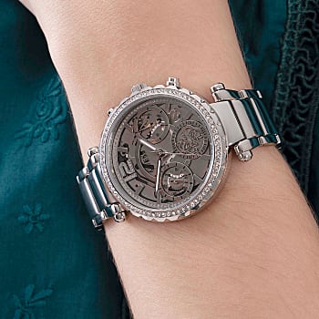 Guess Solstice Silberig Damenuhr - GW0403L1