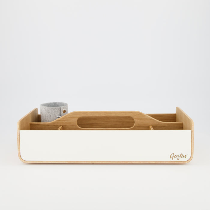 Gustav Lounger mobile desk organizer – clean side view