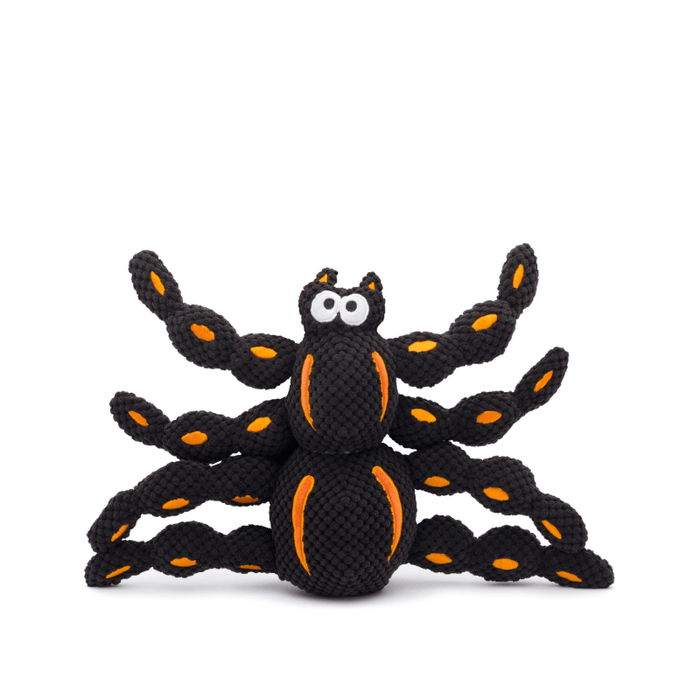 fabdog dog toys SM Halloween Spider Floppy Large Plush Squeaky Dog Toy - 2 Sizes