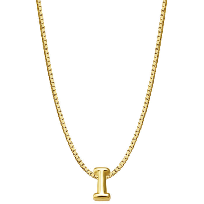 Halskette Bubble Letter I gold