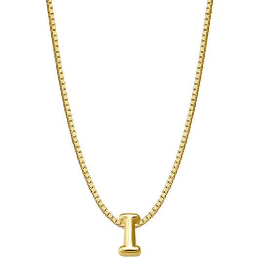 Halskette Bubble Letter I gold