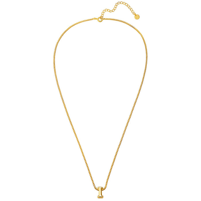 Halskette Bubble Letter I gold