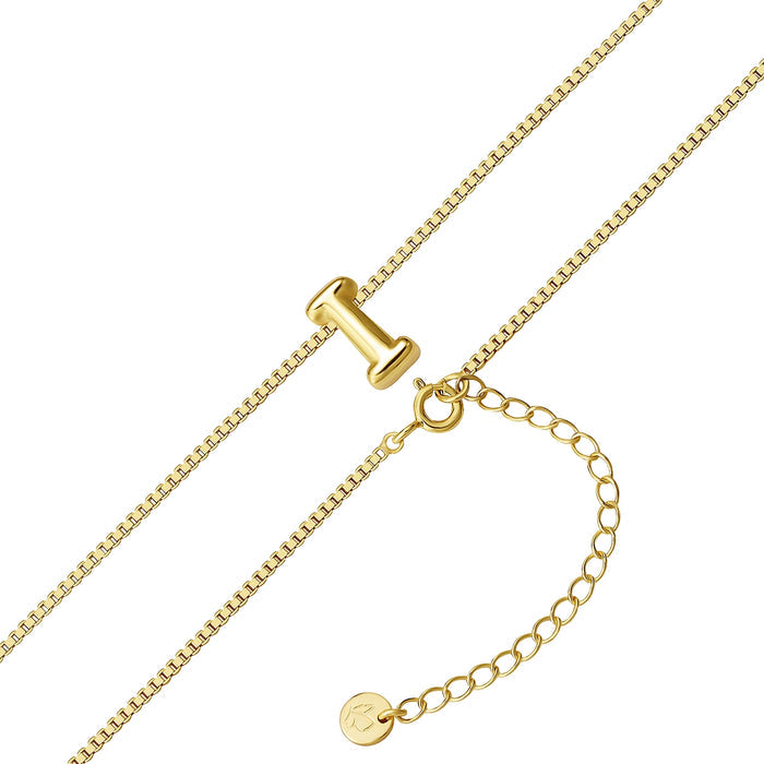 Halskette Bubble Letter I gold