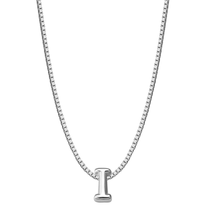Halskette Bubble Letter I silber
