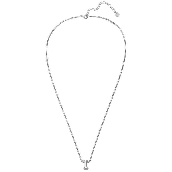 Halskette Bubble Letter I silber