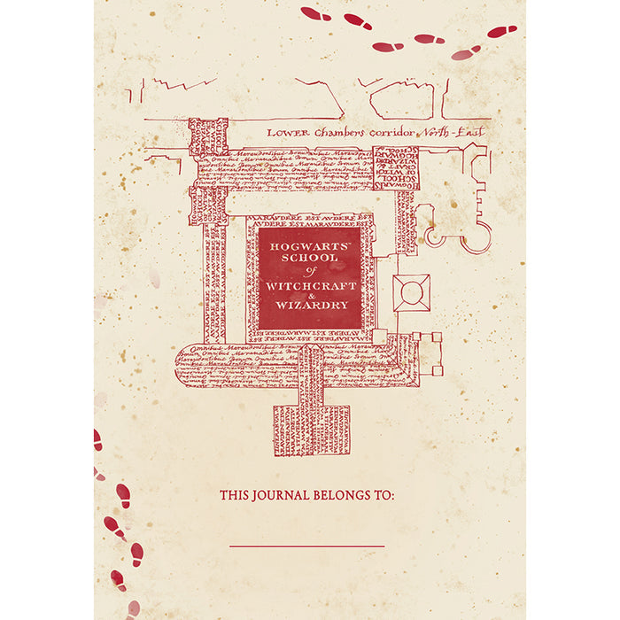Harry Potter: Marauder's Map Glow in the Dark Journal