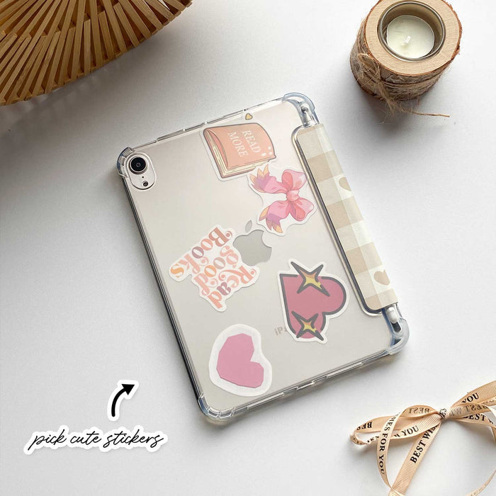 Heart Gingham iPad Case
