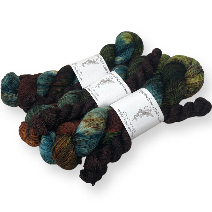 Heirloom Squash - sock yarn with mini, sock set