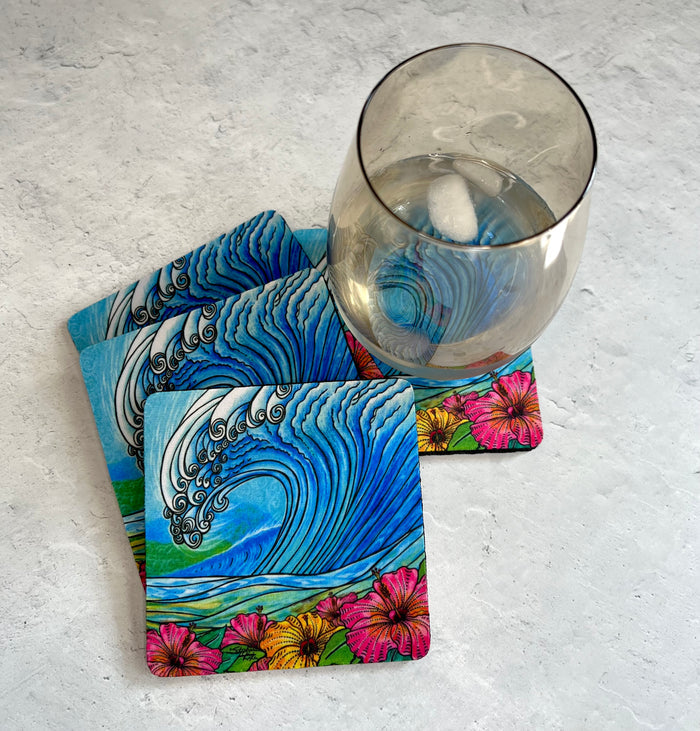 Hibiscus Wave Coaster