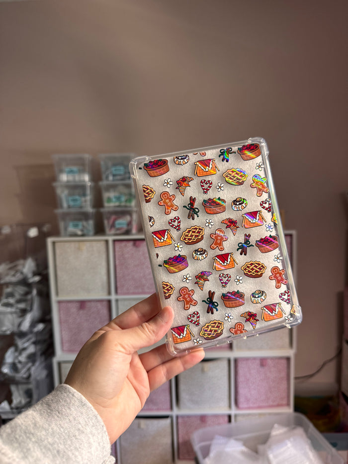 Holiday Sweets and Treats Holographic E Reader Case and/or Bookmark [Combined Listing]