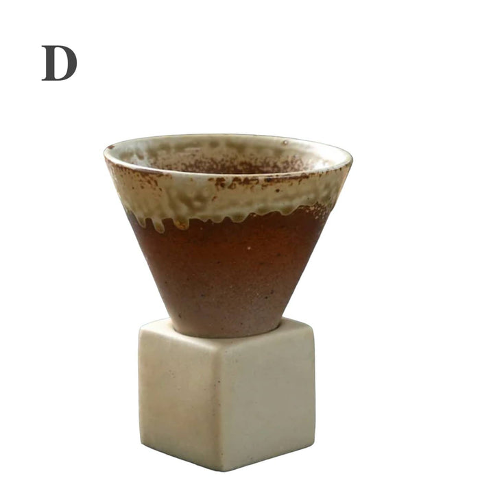 Homerely - 200ml Creative Retro Ceramic Coffee Mug / Tea Cup