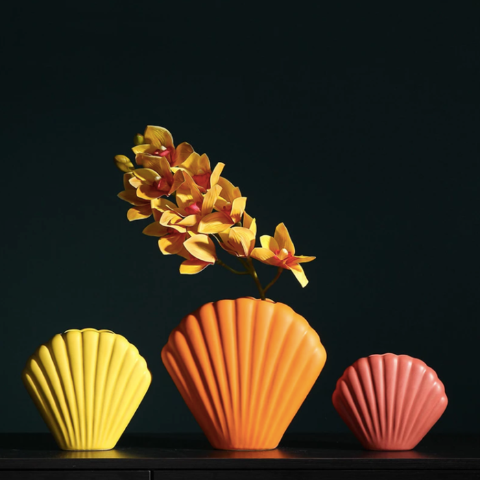 Homerely - Ceramic Art Shell Vase