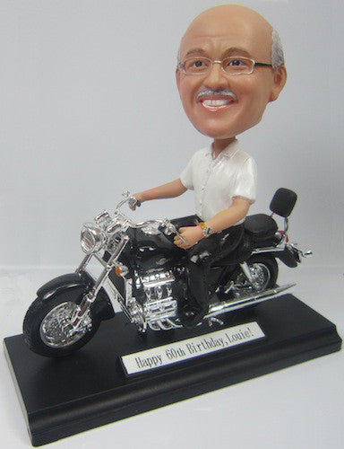 Honda Valkyrie Motorcycle Rider Bobblehead - National Bobblehead HOF Store