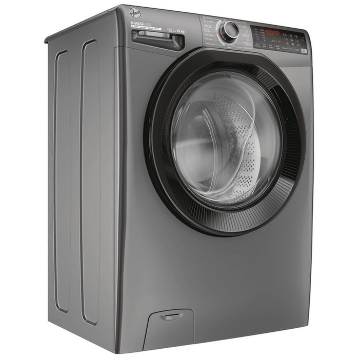 Hoover H3WPS4106TAMBR H-Wash 350 10kg 1400 Spin Front Loading Washing Machine Graphite