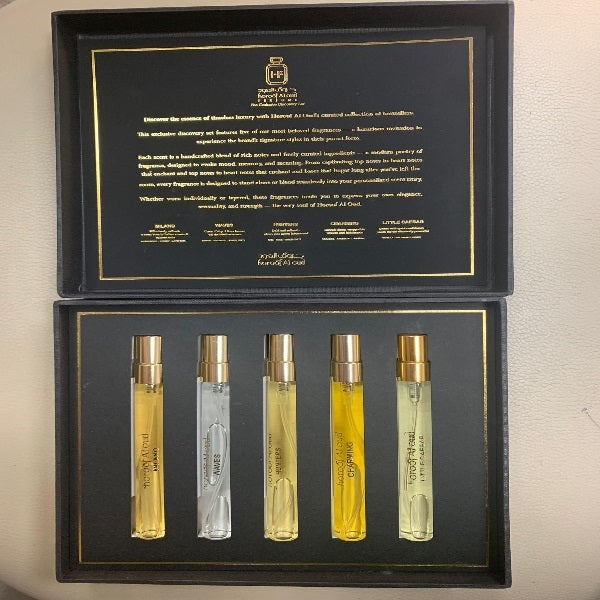 Horoof Al Oud The Exclusive Discovery set of five 10ml spray