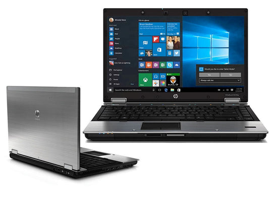 HP EliteBook 8440P 14" Laptop - Intel Core i5 2.40GHz 8GB RAM 128GB SSD DVDRW Windows 10 Pro