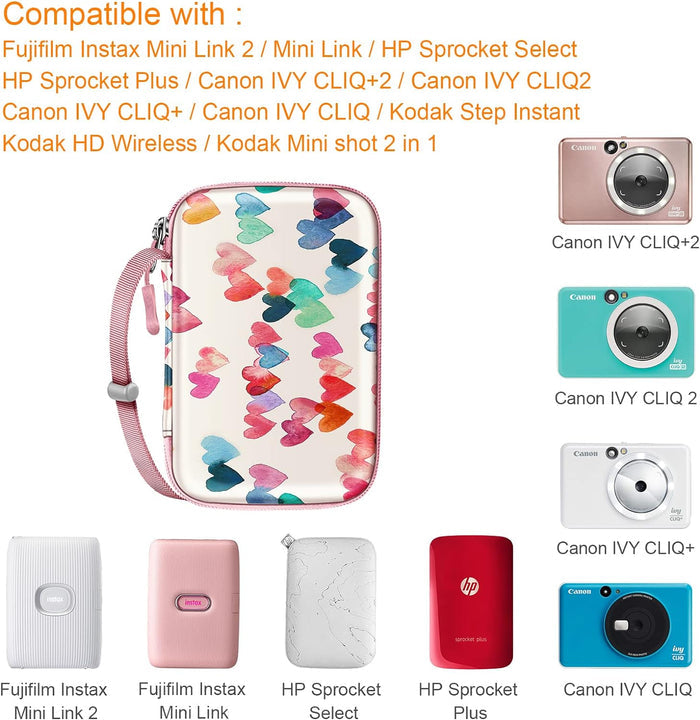 HP Sprocket Plus Photo Printer, Canon Ivy CLIQ, Ivy CLIQ+ Instant Camera Printer Case | Fintie