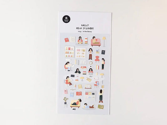 In The Library Sticker Sheet 1143