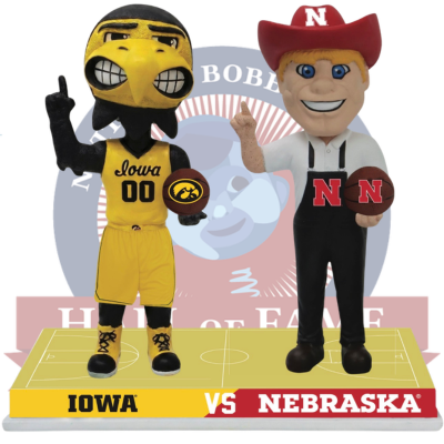 Iowa vs. Nebraska Basketball Rivalry Bobblehead (Presale)