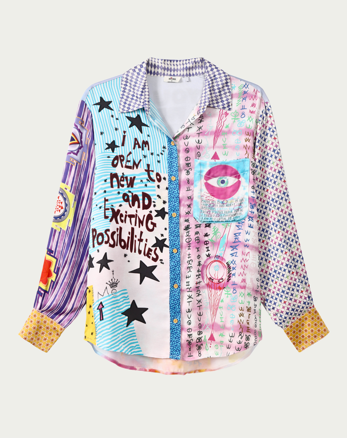 Isabel Runic Whisper Printed Shirt