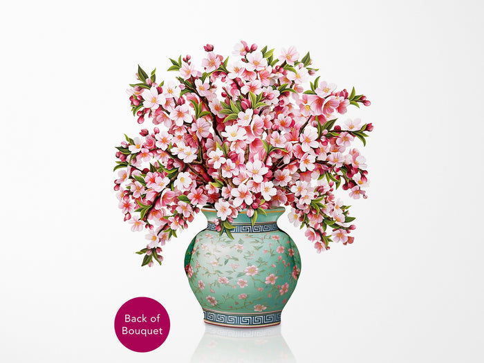Japanese Cherry Blossoms Pop Up Greeting Bouquet