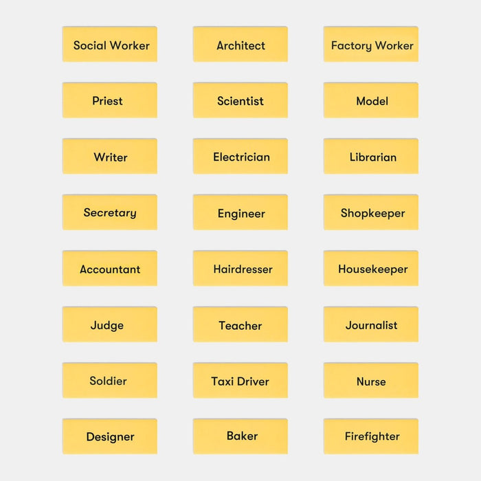 Jobs Conversation Game: Game for People with Dementia by Relish / Active Minds - Tabtime Limited