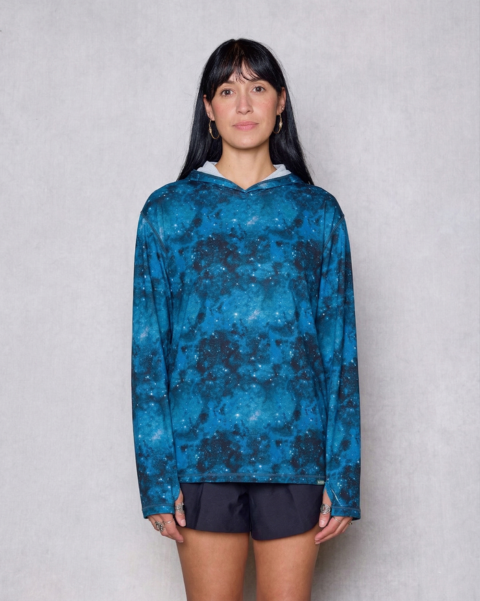 Shop Joshua Tree Dark Sky UVB Sun Hoodie Inspired by Joshua Tree | blue