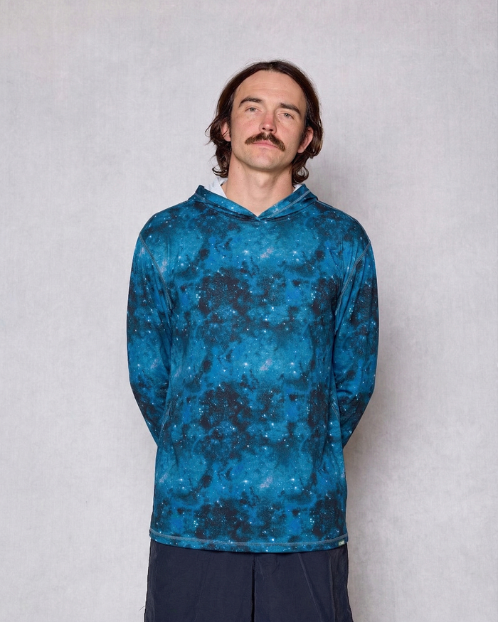 Shop Joshua Tree Dark Sky UVB Sun Hoodie Inspired by Joshua Tree | blue