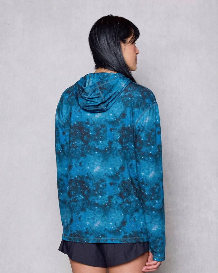 Shop Joshua Tree Dark Sky UVB Sun Hoodie Inspired by Joshua Tree | blue