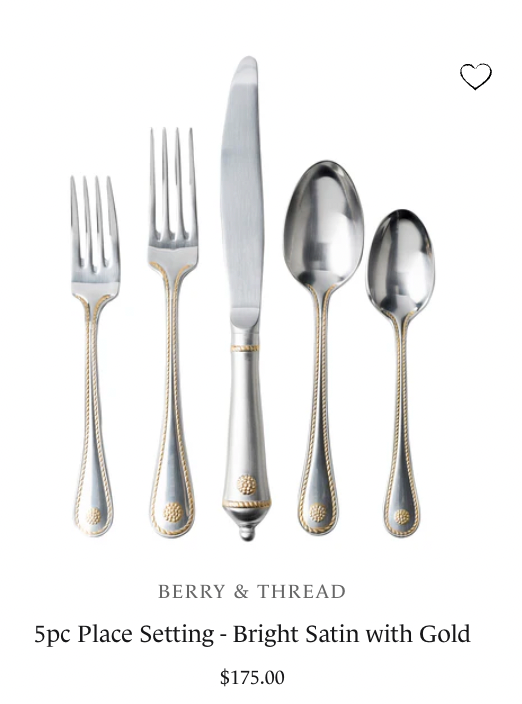 Juliska Berry & Thread Place Setting