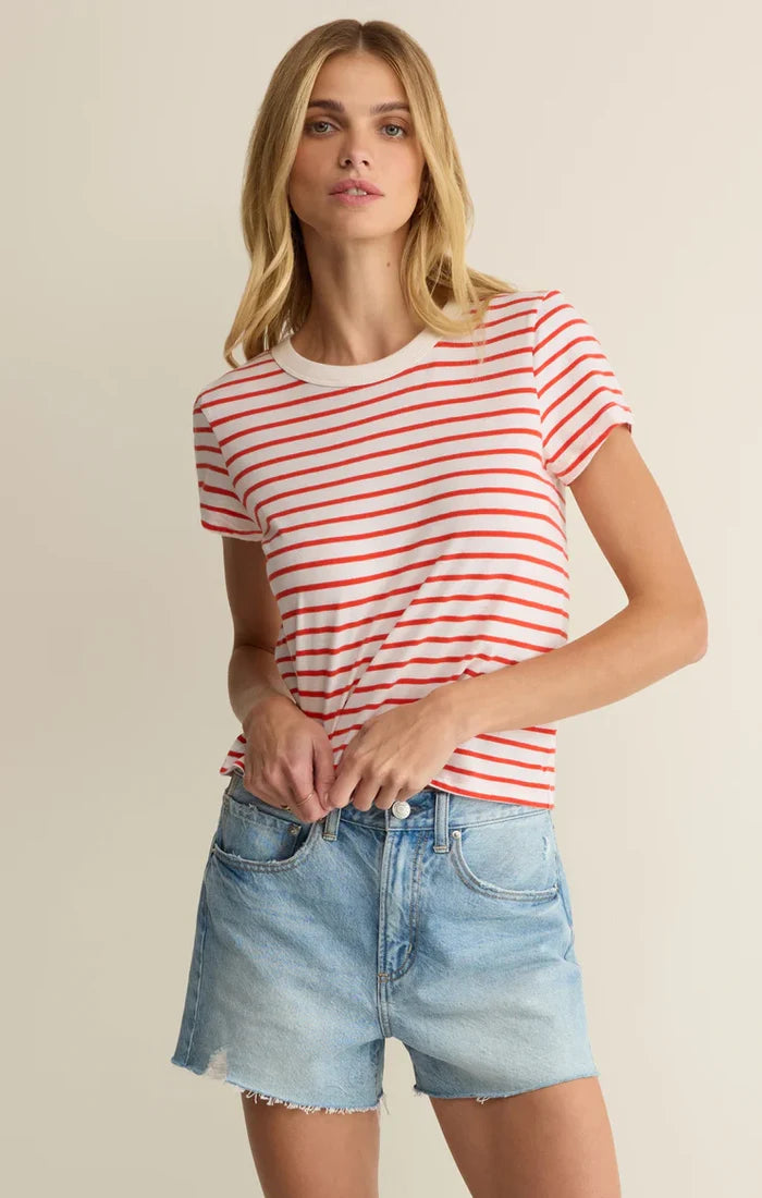 Junie Striped Tee - Molly + Kate