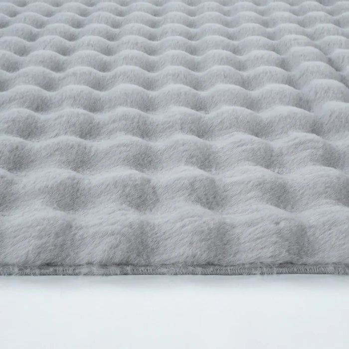 Kaşmir Halı 7/24 Cosy Premium Bubble Gris clair 80x150 cm