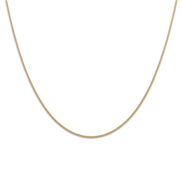 KEDJA Pansar 18k. guld, 45 cm - Mila Silver