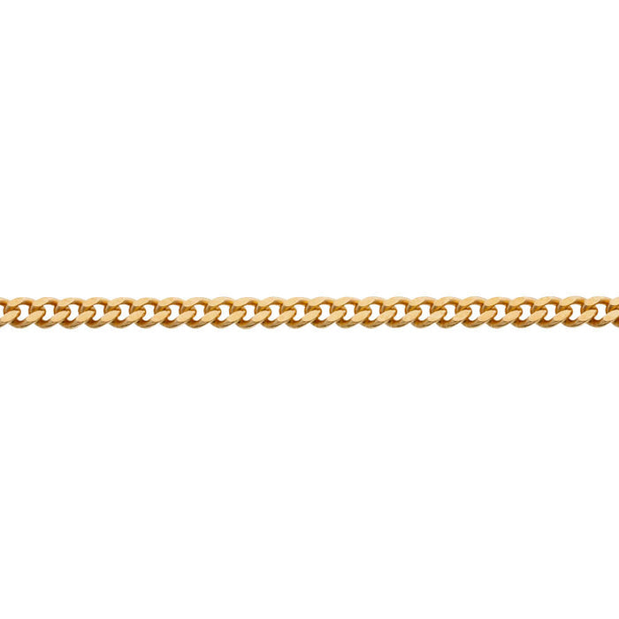 KEDJA Pansar 18k. guld, 45 cm - Mila Silver