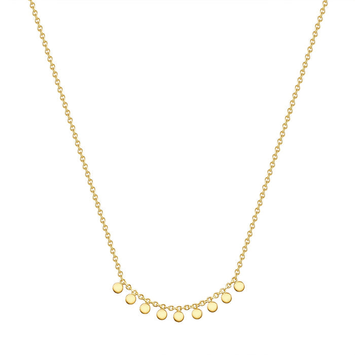 Kette mit kleinen Plättchen