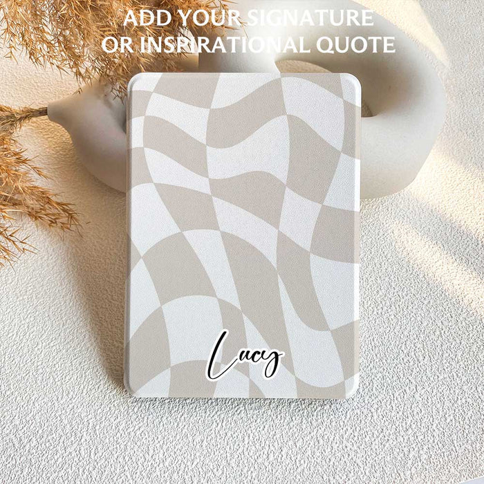 Khaki Chessboard | Kindle Case - IMCASE