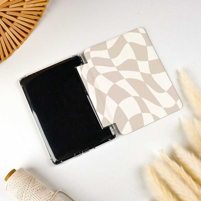 Khaki Chessboard | Kindle Case - IMCASE