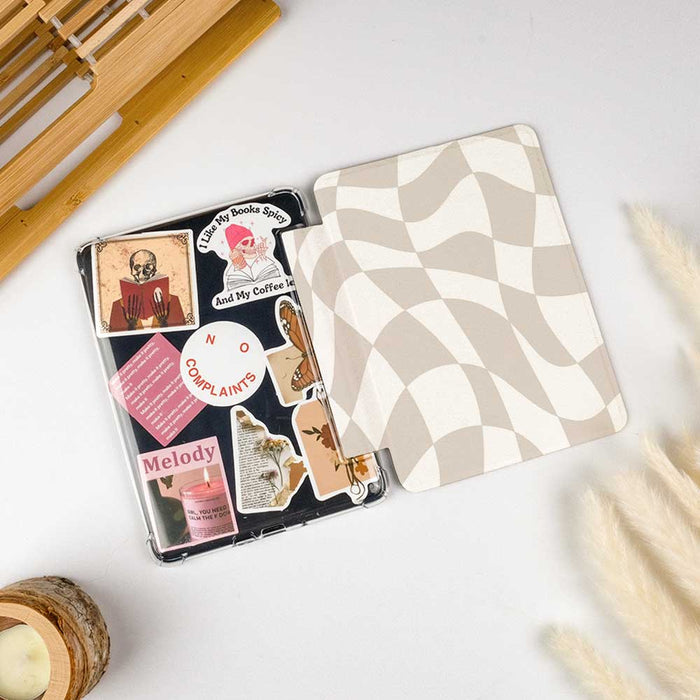 Khaki Chessboard | Kindle Case - IMCASE