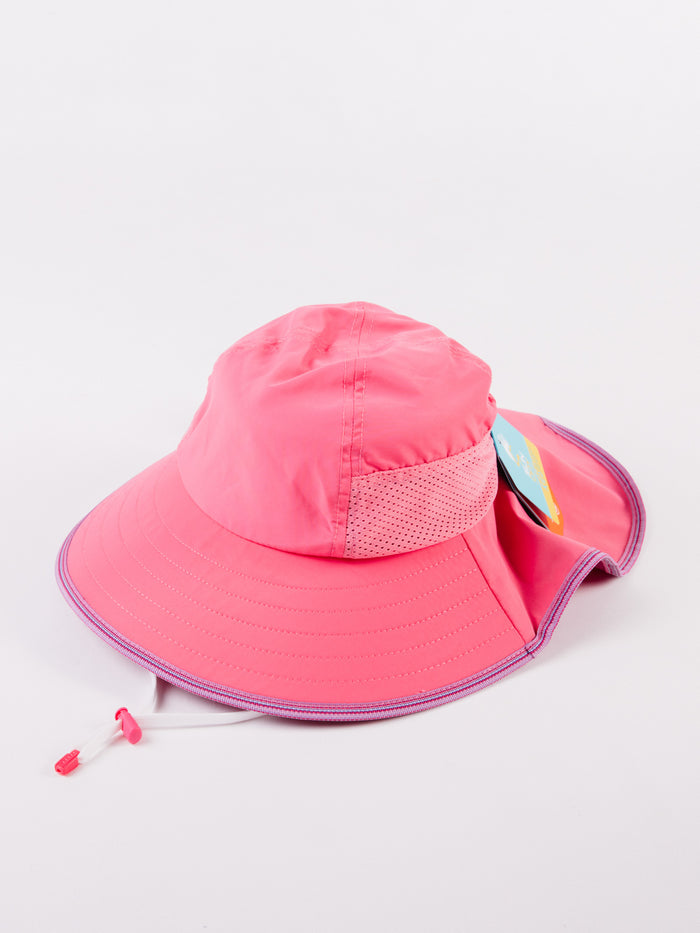 Gorro para niña con protección solar. Gorro con protección de rayos UVA y UVB (UPF 50+)