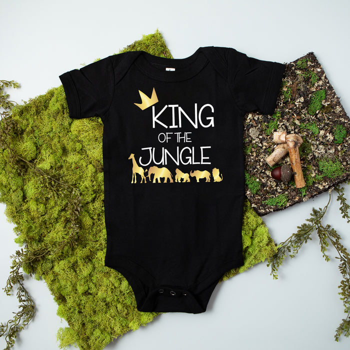 "King of the Jungle" 1st BirthdayThemed Birthday T-shirt/Bodysuit