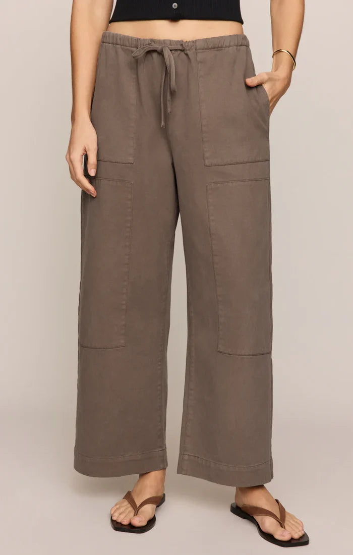 Kit Twill Carpenter Pant - Pebble Coast