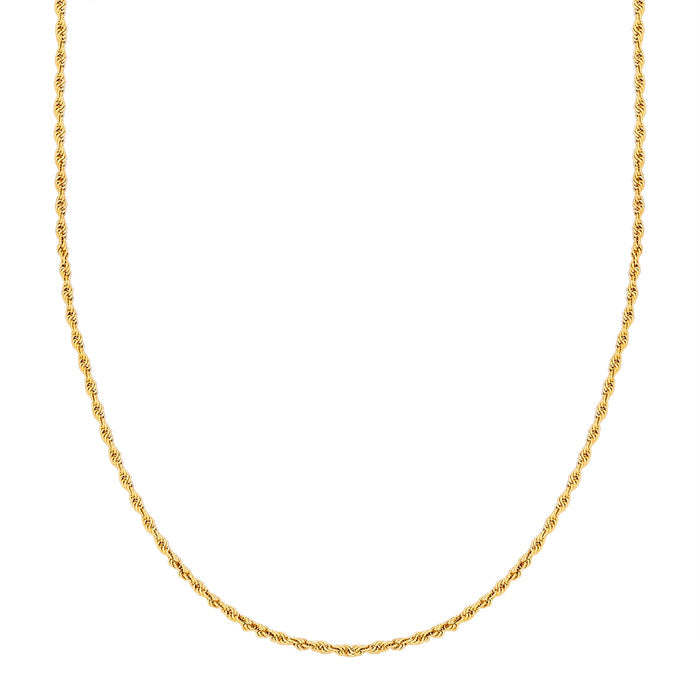 Kordel-Kette gold