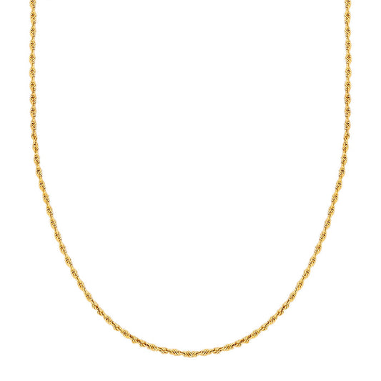 Kordel-Kette gold