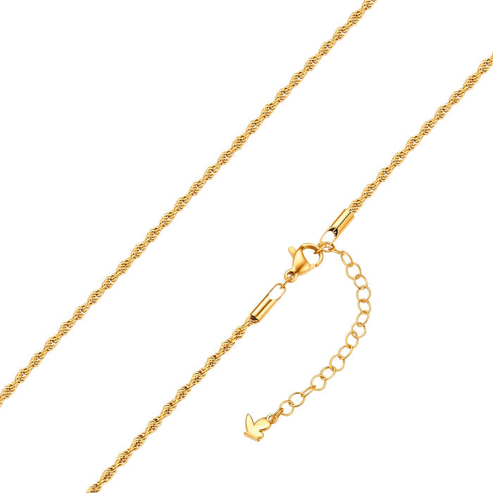 Kordel-Kette gold