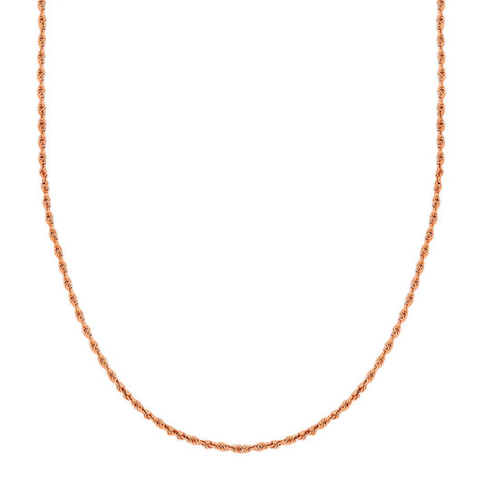 Kordel-Kette roségold