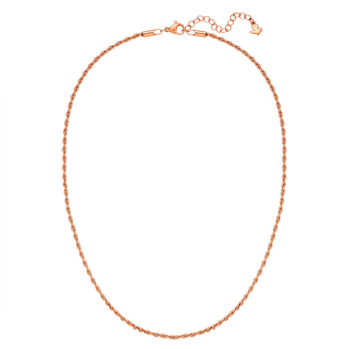 Kordel-Kette roségold
