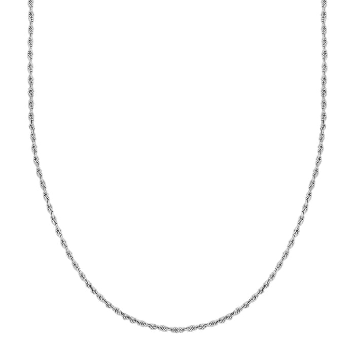 Kordel-Kette silber